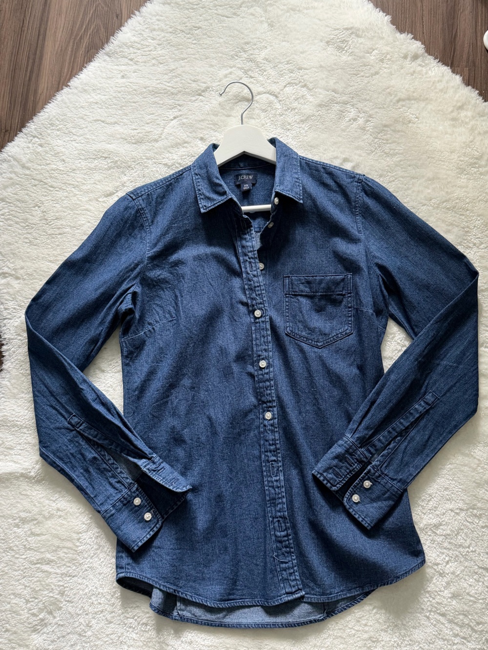 J. Crew Indigo Denim Shirt